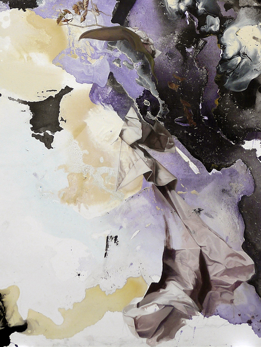 Anielka Hampson Painting Untitled [purple]